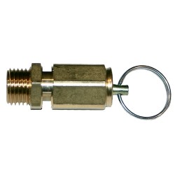 Soupape sécurité filetée 1/4" 11 bars homologuée