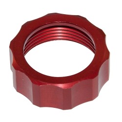 Bague lance alu, rouge