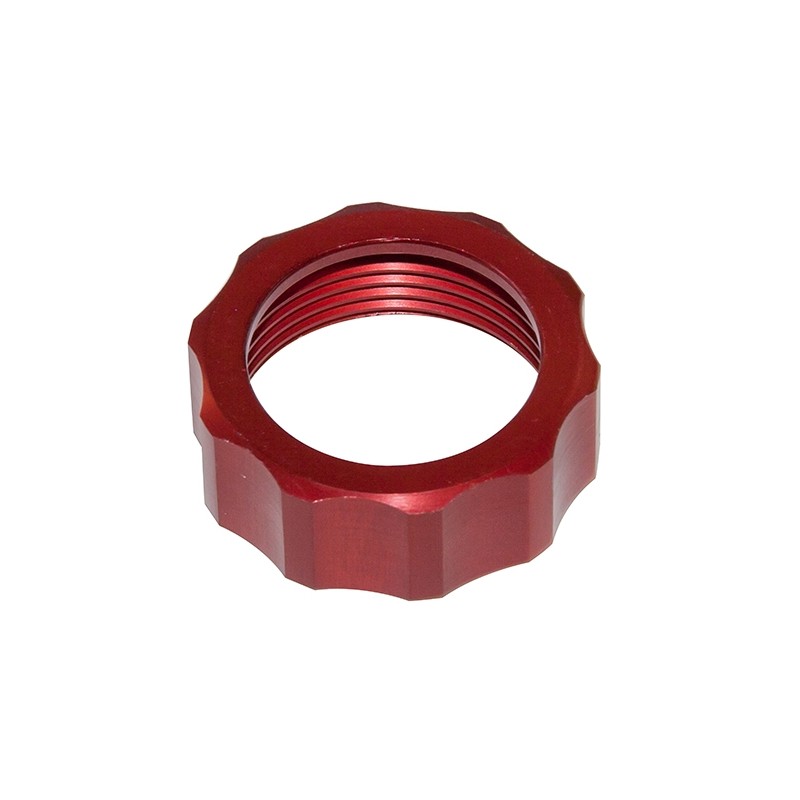 Bague lance alu, rouge