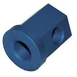 Raccord entrée d'air laiton nickelé 6, 8 et 14P