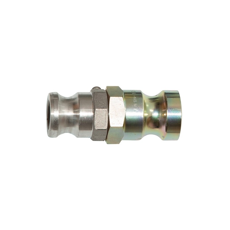 Adaptateur Alu 1" x adaptateur acier 1"