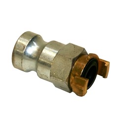 Adaptateur acier 1" + raccord Geka