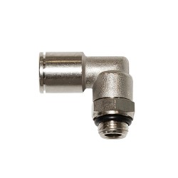 Raccord instantané coudé tournant M1/8"  ø 8 sableuses