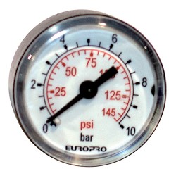 Manomètre axial 1/8"...