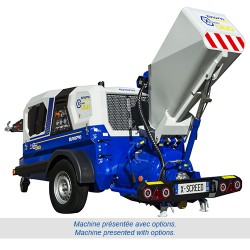 Machine à chape sèche...