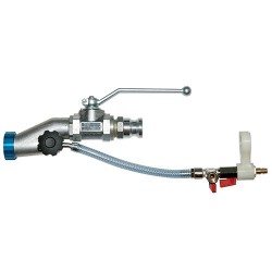 Lance projection BOHMER, adaptateur alu 1", raccord rapide mâle